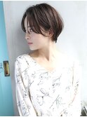 天神【BIRTH】　センターパート前髪なしショートボブ　7