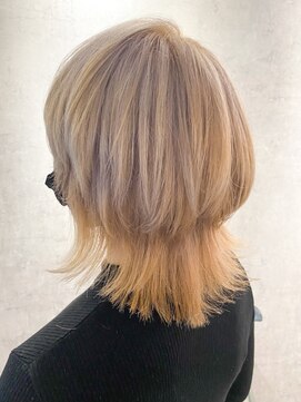 ボンドバイテトテ 三宮元町(BONDbytetote) 【BOND nariのサロンスタイル】ウルフマッシュ