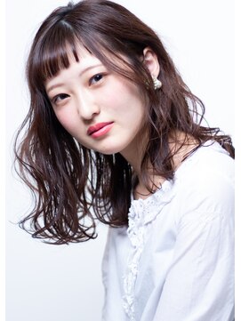 コルテヘアー(corte.hair) ゆるふわセミロング