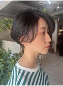 ハンサムショート ダークカラー
