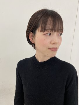 エンドリンク(endlink) 耳掛けショートボブ×酸性ストレート