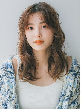 アンアミ シブヤ(Un ami shibuya) 【Un ami】ゆるっと無造作パーマ　大楽