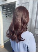 艶感ボルドーカラー