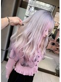 イメチェン/レッドブラウン/フルバング/似合わせカット/渋谷駅