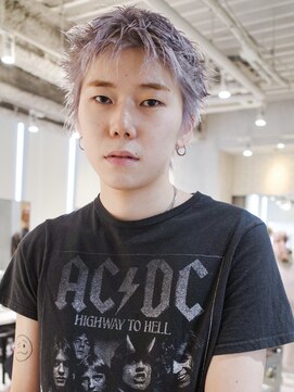 アルバム 渋谷パルコ(ALBUM) 短髪マッシュブルーグレージュノンジアミンカラー_ba480861