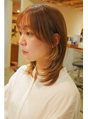 ストレートアイロンで仕上がるレイヤー