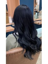 ノート ヘアーサロン(NOTE HAIR SALON)&nbsp;ブリーチ必須。ブルーブラック