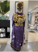 【成人式】着付け・ふんわりアップスタイル