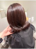 くびれミディアム×チョコレートピンクブラウン【自由が丘奥沢】