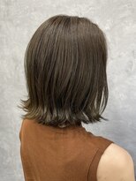 ラックスビー ガーデン 西宮北口駅前店(LUXBE GARDEN)&nbsp;くびレイヤー イメチェン 大人ショートボブ アッシュベージュ