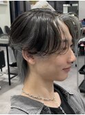 ハイライトメンズ波巻きスパイラルパーマサーフスタイルウルフ