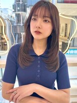 エジョン 三鷹店(Aejon)&nbsp;レイヤーロング/ヘルシースタイル/韓国ヘア/ベビーピンク/吉祥寺