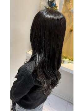 ヘアポジションにかほ 透明感カラー