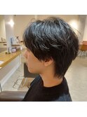 マッシュウルフニュアンスパーマ