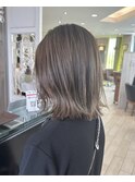 白髪ぼかしハイライト