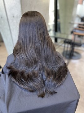 ルート 南堀江(route) オリーブグレージュ/艶髪/イメチェン/前髪カット/堀江