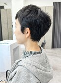前下がりショート・ボブ/絶壁解消/前髪あり/30代/40代/50代