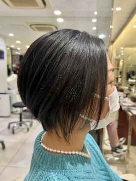 コーゾー アヴェダ 松屋銀座店(KOZO w AVEDA) ショートボブ