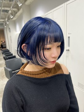 エイム(AiM) ブルーブラック/ブラック/中明度カラー/ブリーチカラー/艶カラー