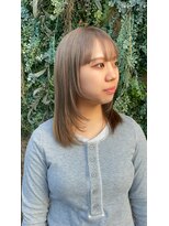 ノーブルヘアー(NOBLE HAIR)&nbsp;レイヤー×グレージュ