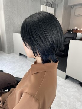 バディ 中野駅前店(BUDDY) インナーカラー×ブルー【中野美容室/新中野/東中野/髪質改善】