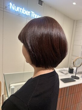 ナンバースリー 溝の口店(Number Three) 大人ひし形ボブ【N°3溝の口】