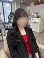 ソア 並木坂(Soa)&nbsp;韓国ヘア/前髪カット/レイヤーカット/ベージュ/ミディアム