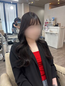 ソア 並木坂(Soa) 韓国ヘア/前髪カット/レイヤーカット/ベージュ/ミディアム