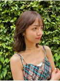 パーマ ミディアムパーマ イメチェン 簡単スタイリング ボブ
