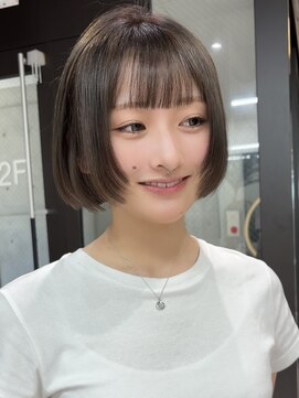 ロンドメリア 天神大名店(Lond Melia) ★小顔黒髪クラゲヘアーオリーブグレーココアベージュ髪質改善★