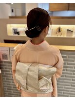 ギッシュ イオン小牧店(guiches) 【結婚式お呼ばれヘアセット】カチモリヘア
