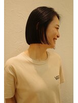 イコール 千葉(equal)&nbsp;大人ガーリー/ダークアッシュ/ミディアムレイヤーカット[千葉]