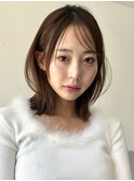 ココアベージュ/クラゲヘアー/オリーブグレー