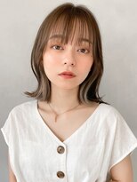 リヤン 表参道(lyann) 大人ガーリーダークアッシュ似合わせカットイヤリングカラーa