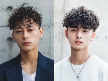 インブルーム(In Bloom)の写真/★OPEN記念★メンズカット+メンズパーマ+ヘアセット￥7,980*再現性の高いパーマはお任せ下さい◎当日予約OK