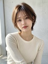 ノア 三宮店(NOA)&nbsp;【NOA】韓国風小顔丸みショート×くびれレイヤー
