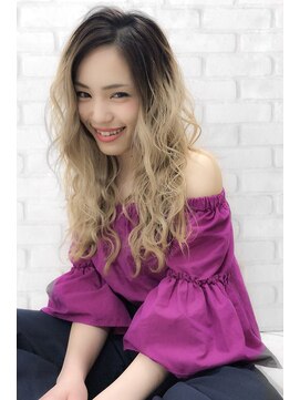 ルノン フィージュ(LUNON fieju) 【LUNON fieju】ダークグレージュ×ハイトーンカラー