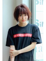 セシルへアー 福岡天神店(Cecil hair)&nbsp;とろみ×大人かわいい小顔ひし形ショートボブ