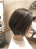 ☆丸みショート×オリーブアッシュ☆