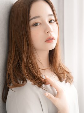 サンク 大船鎌倉店(sunc) セミロング×ナチュラルベージュ..