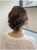 大人可愛い お呼ばれヘアアレンジ 着物ヘアセット