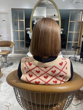 ロンド シャルム 吉祥寺(Lond charme) ロンド【千田大地】チョコレートカラーダブルカラーボブ