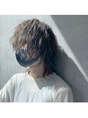 前髪長め ウルフ
