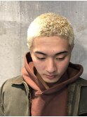 メンズカットバズカット金髪ボウズエミネムヘアホワイトヘア