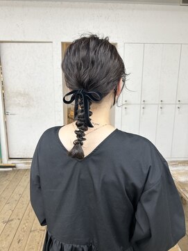 ノート(note) お呼ばれヘアセット