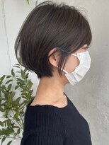 トレヘアー 京都 烏丸(tRe hair)&nbsp;アッシュベージュ　ショートボブ