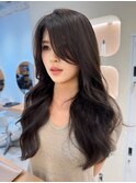 韓国レイヤー×ダークブラウンカラー