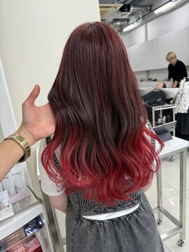 アライブ ハラジュク(ALIVE harajuku) グラデーションカラーバレイヤージュインナーカラー　ryota