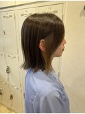大人綺麗ボブ/藤沢/髪質改善縮毛矯正/ショート/脱白髪染め透明感