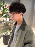 マッシュパーマ 強めパーマ 束感 ツイストスパイラルパーマ